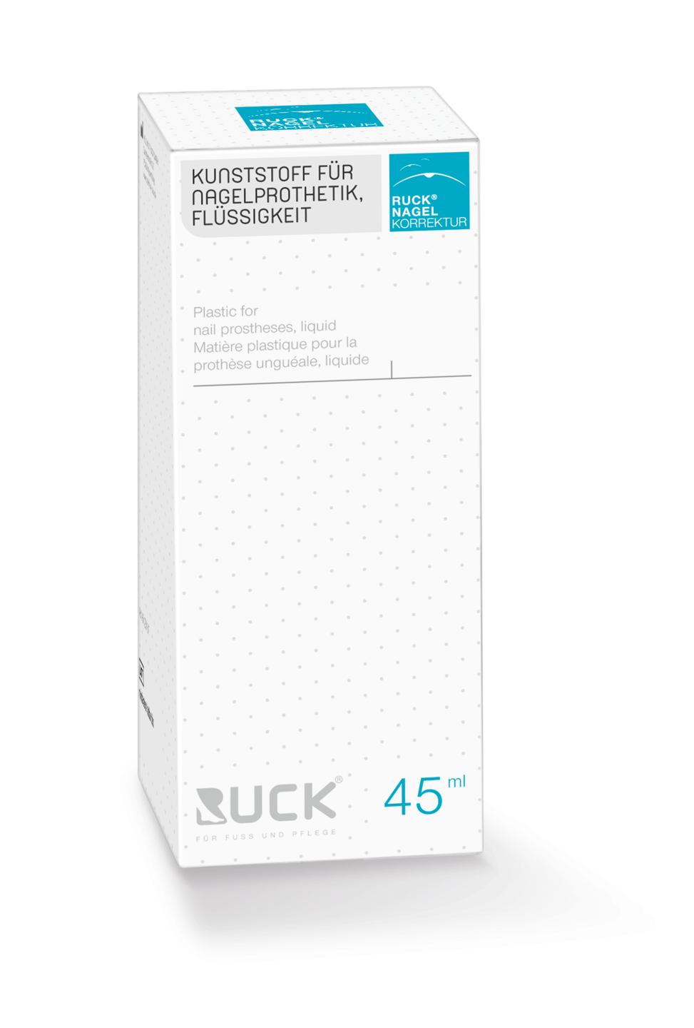 RUCK NAGELKORREKTUR - Kunststoff für Nagelprothetik, Flüssigkeit, 45 ml