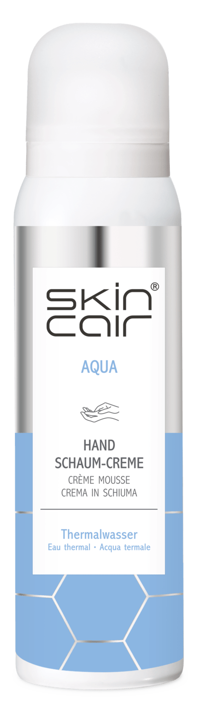 Skincair AQUA - Hand Schaum-Creme Thermalwasser, 100 ml