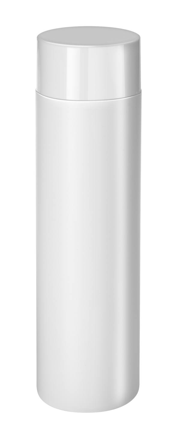 RUCK - Kunststoff Flasche 350ml mit Schraubverschluss in weiß