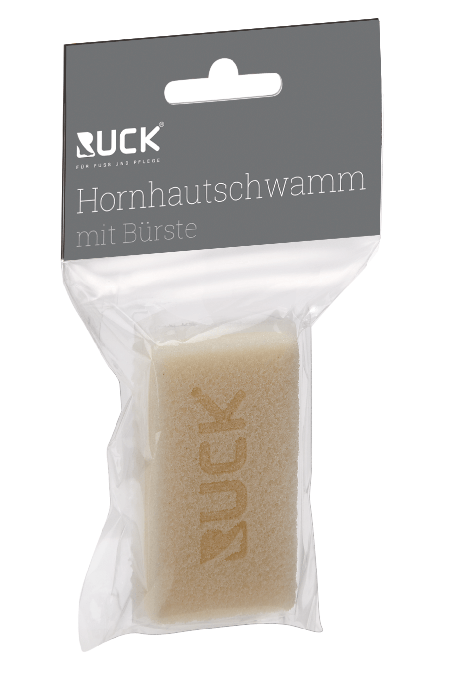 RUCK - Hornhautschwamm mit Bürste in beige