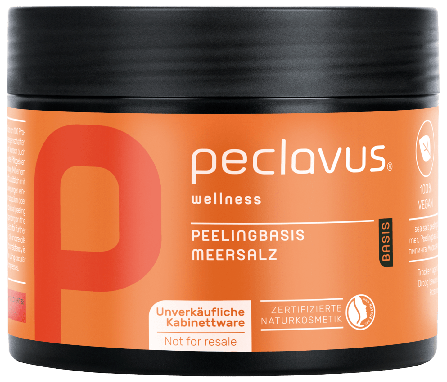 peclavus - Peelingbasis Meersalz | Basis, 600 g