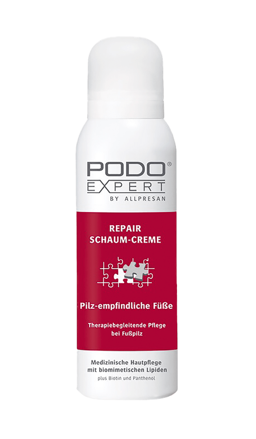 Podoexpert by Allpresan - Repair Schaum-Creme Pflege bei Fußpilz, 125 ml