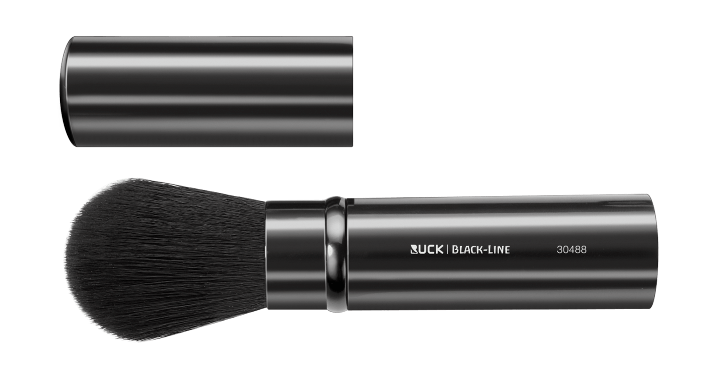 RUCK - Taschenpuderpinsel in schwarz