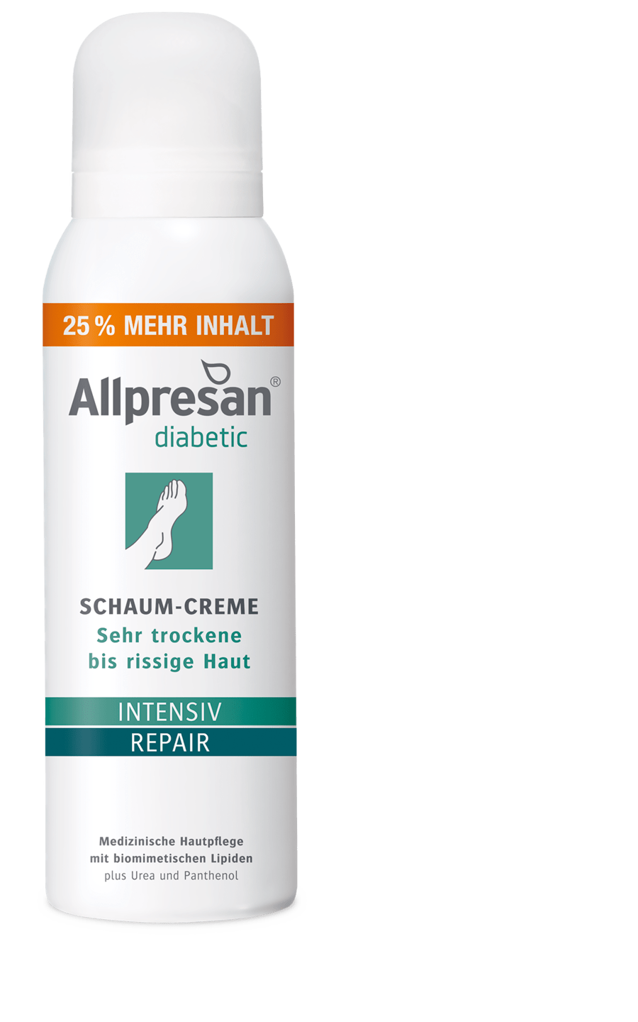 Allpresan diabetic - Schaum-Creme INTENSIV + REPAIR mit Urea