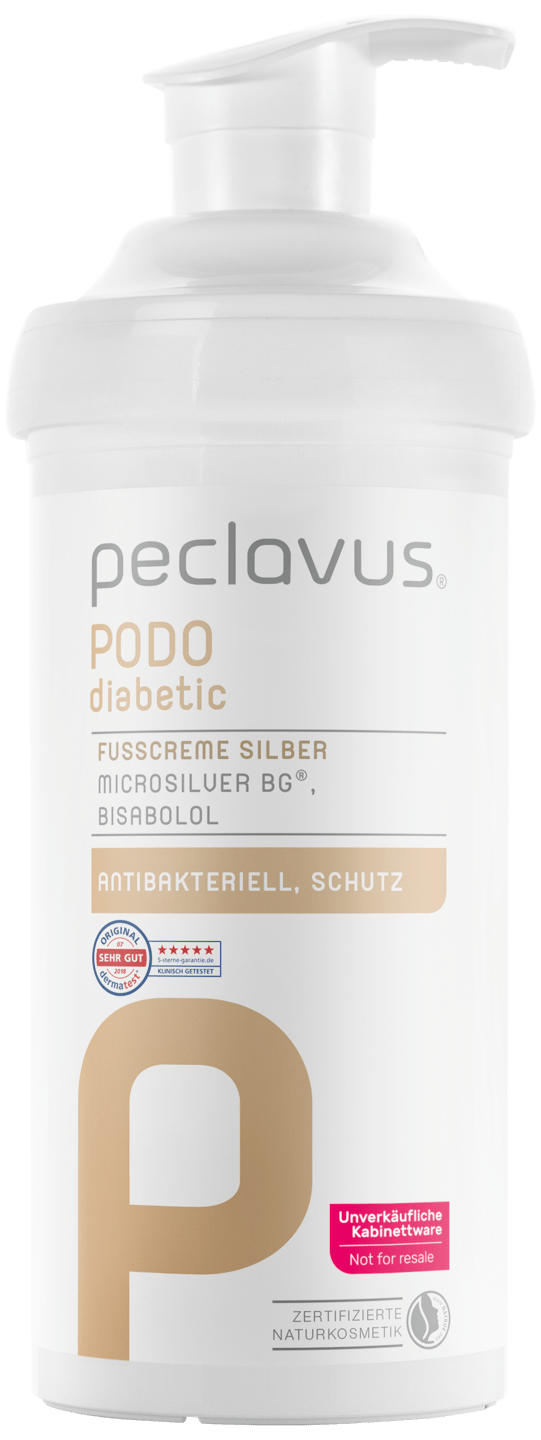 peclavus - Fußcreme Silber, 500 ml