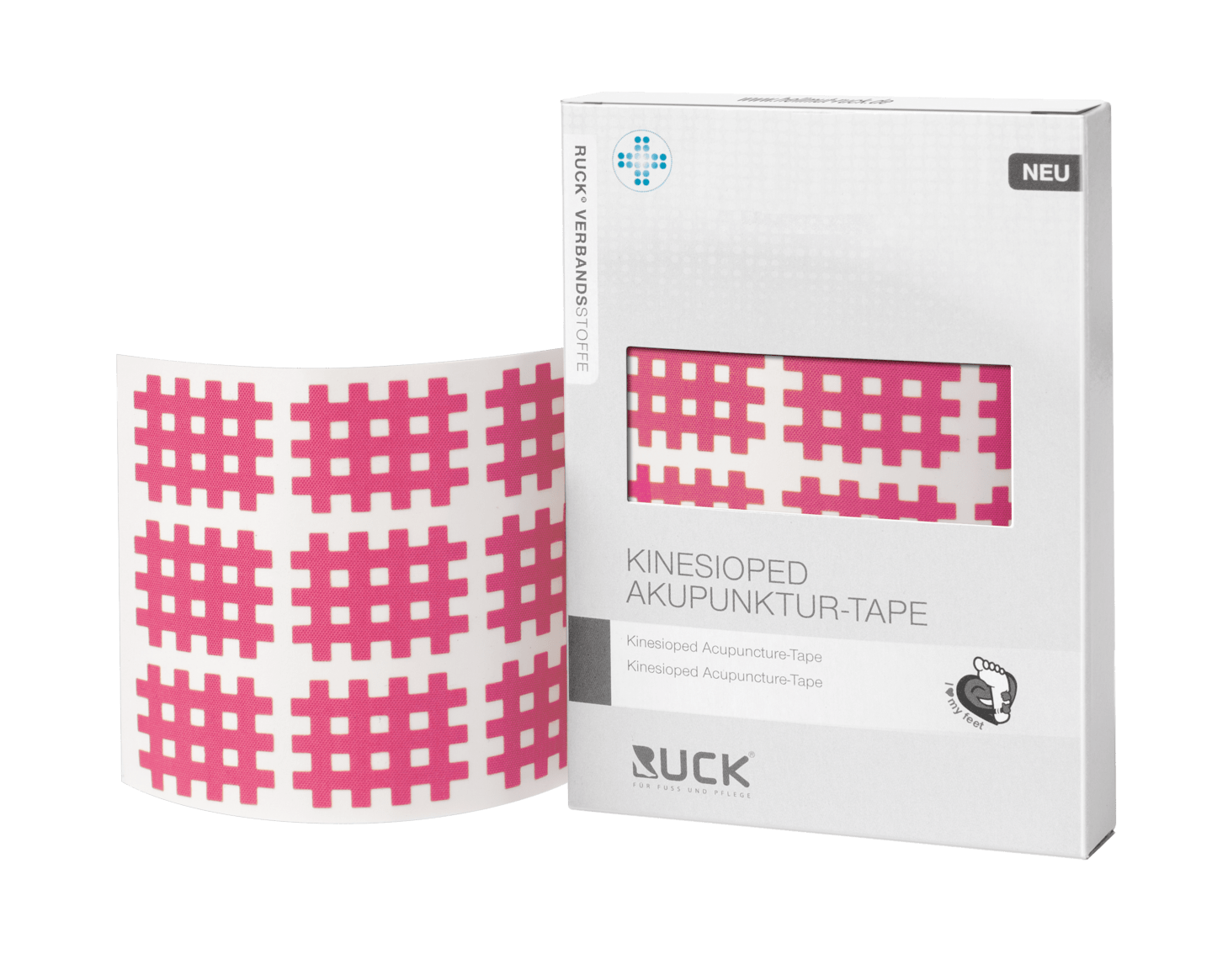 RUCK VERBANDSSTOFFE - Kinesioped Akupunktur-Tape in pink