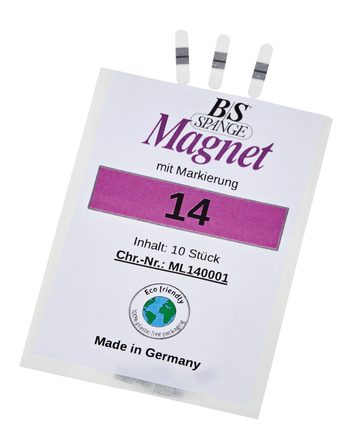 B/S - Magnet Spange mit Markierung