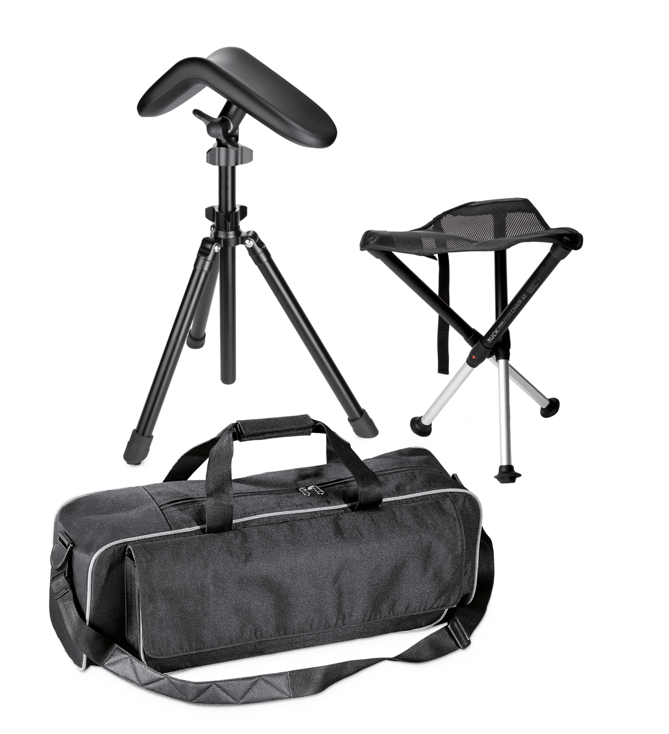 RUCK MOBIL SYSTEM - Set-Angebot Chair 40 und Fußstütze in schwarz