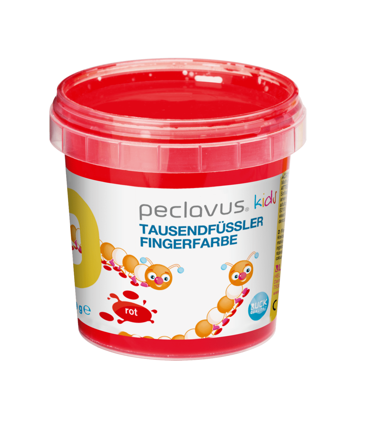 peclavus - Fingerfarbe, 150 g in rot