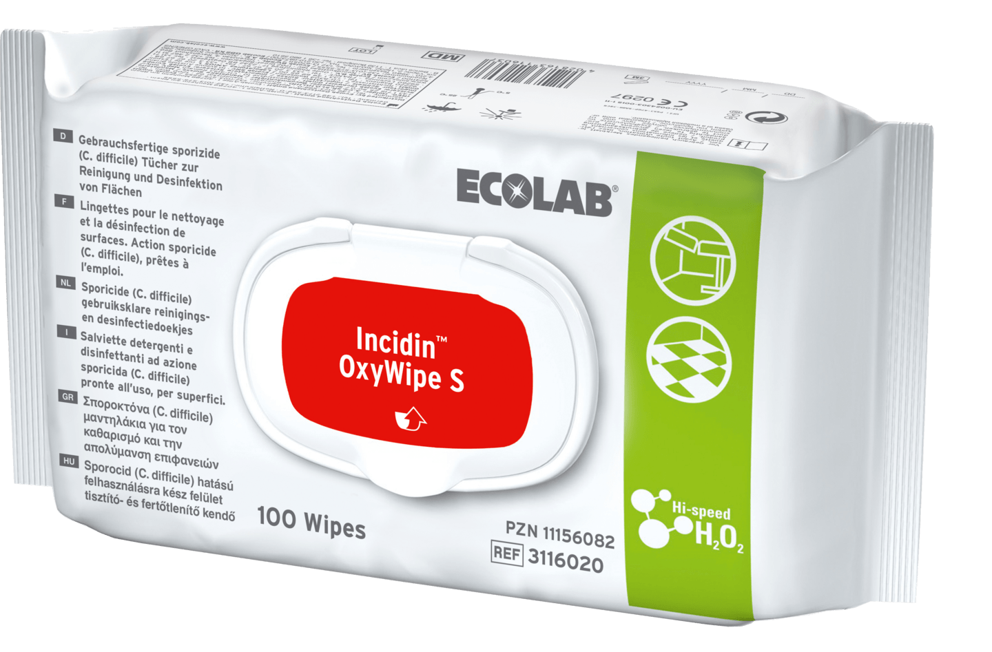 ECOLAB - Incidin OxyWipes S