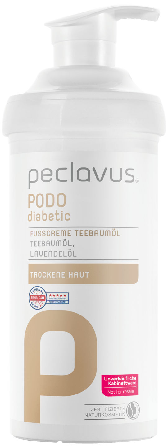 peclavus - Fußcreme Teebaumöl, 500 ml