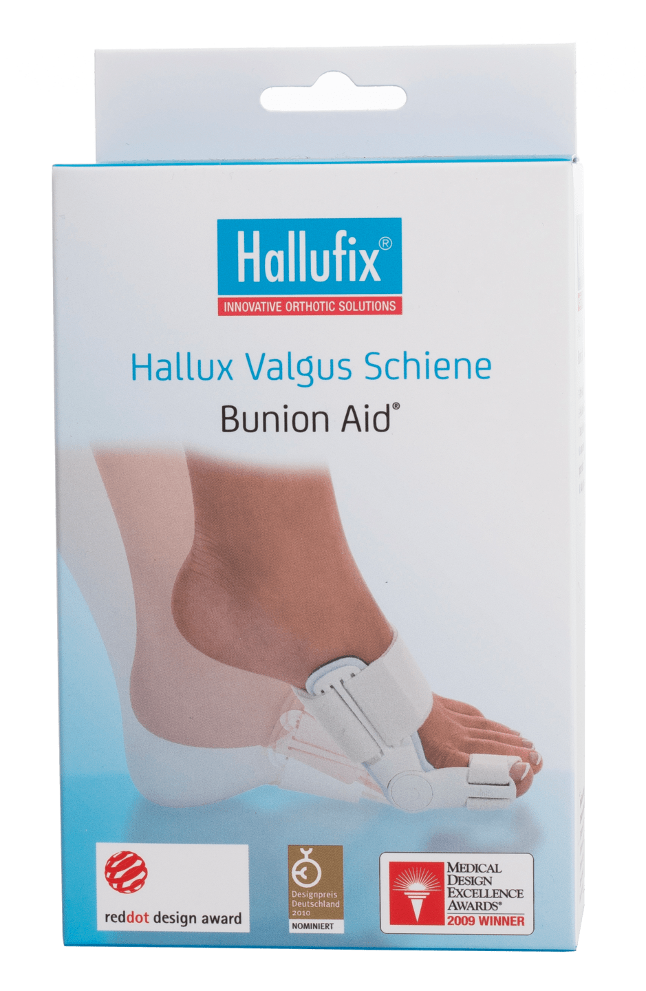 Hallufix - Hallux Valgus Schiene in weiß