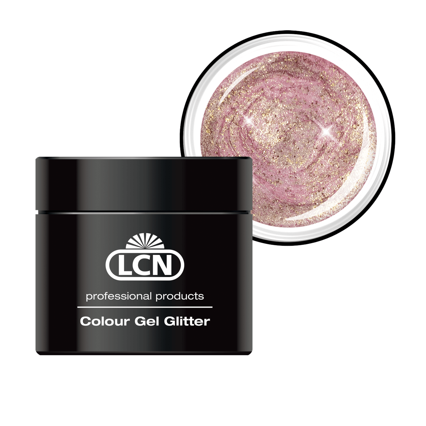 LCN - Trend Colour Gel "Diamond Collection", 5 ml in rosé dream