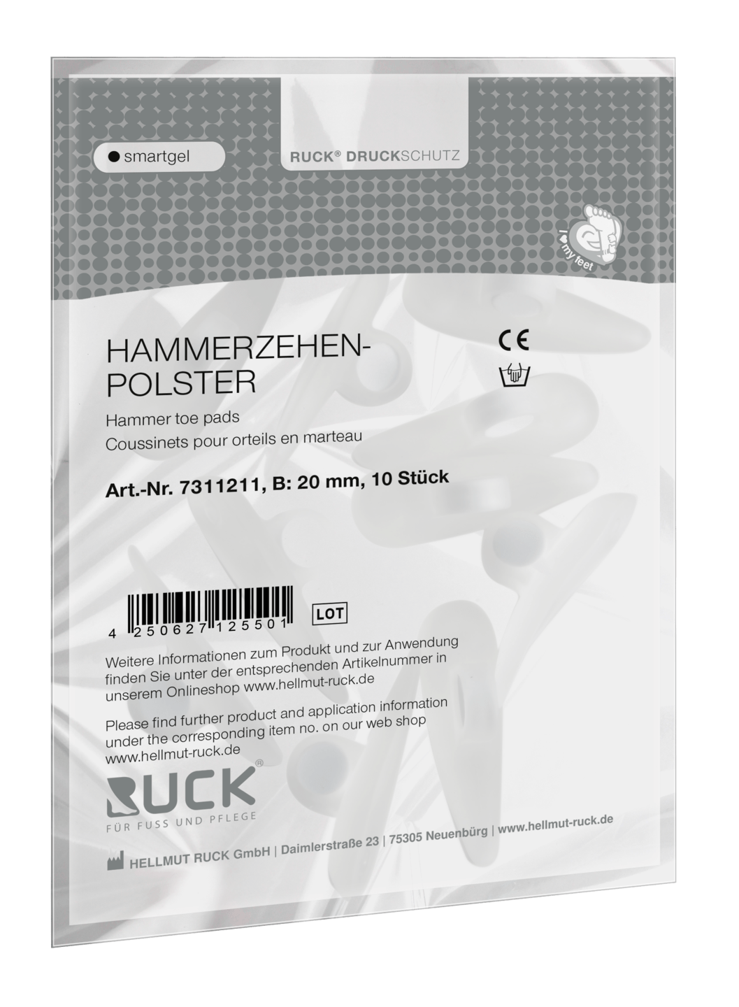 RUCK DRUCKSCHUTZ - Hammerzehenpolster