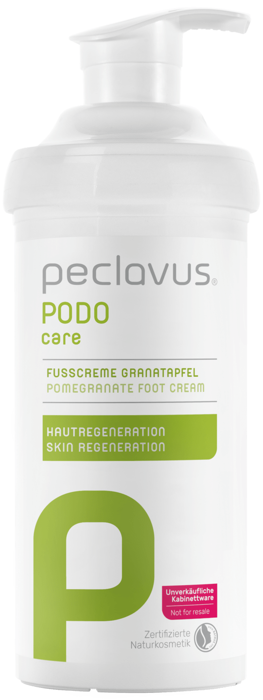 peclavus - Fußcreme Granatapfel, 500 ml