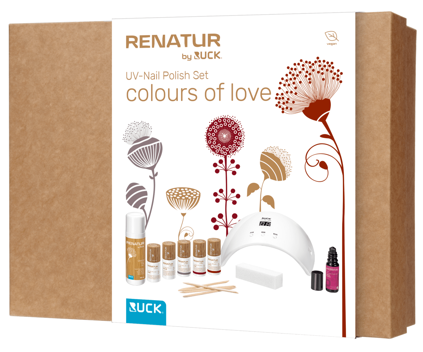 RENATUR by RUCK - UV-Nail Polish Set "colors of love"