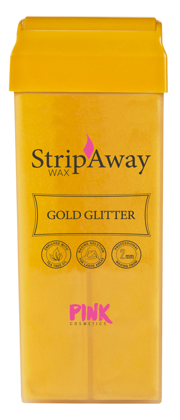 PINK Cosmetics - StripAway Wax, Roll-on, 100 ml in Gold Glitter