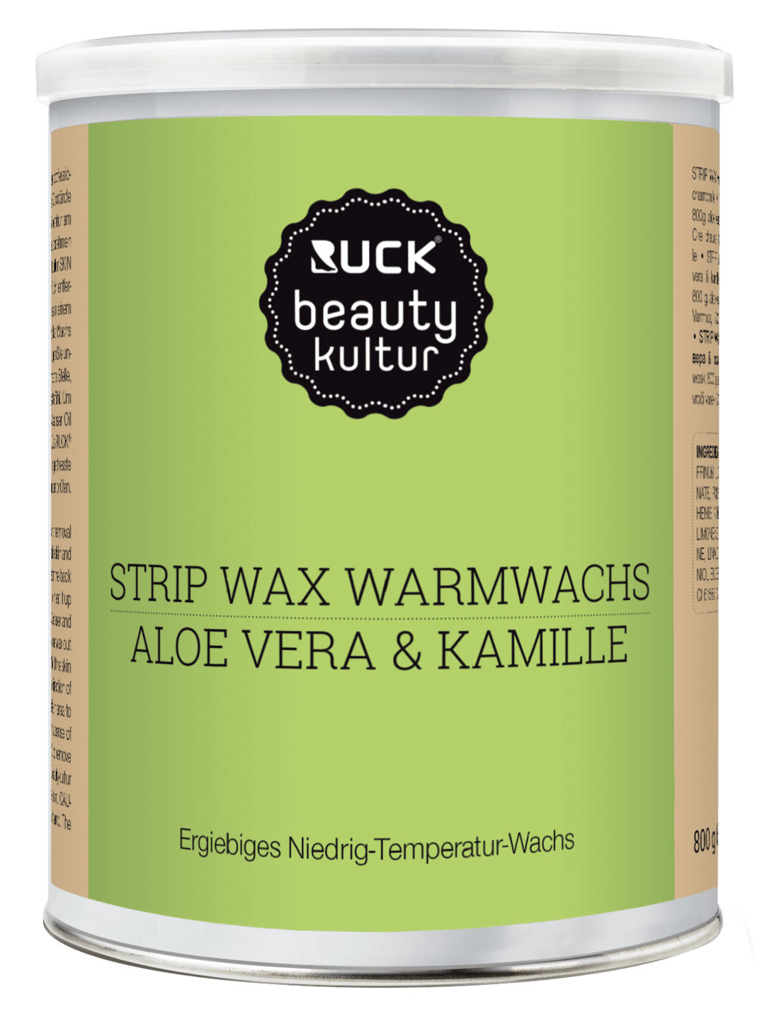 RUCK beautykultur - STRIP WAX Warmwachs, 800 g in grün