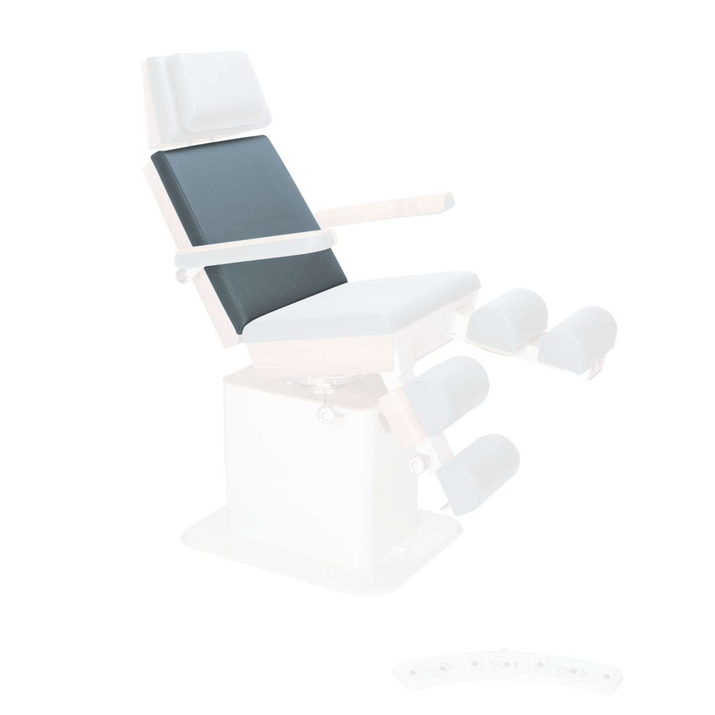 Backrest cushion for MOON Podiatry Treatment Chair/Couch, ocean