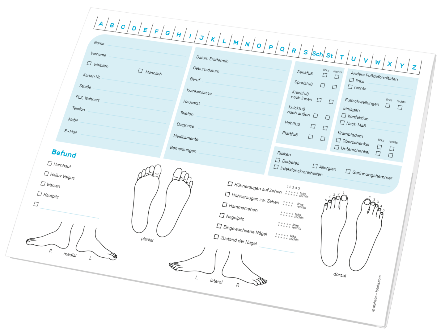 RUCK - Analysekarte "Fuß"