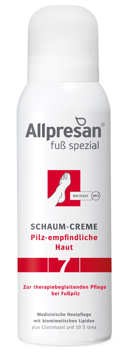 Allpresan Fuß spezial - Original Schaum-Creme 7 Pilz-empfindliche Haut, 125 ml