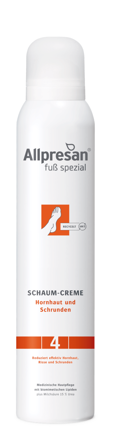 Allpresan Fuß spezial - Nr. 4 Schaum-Creme Hornhaut & Schrunden, 200 ml
