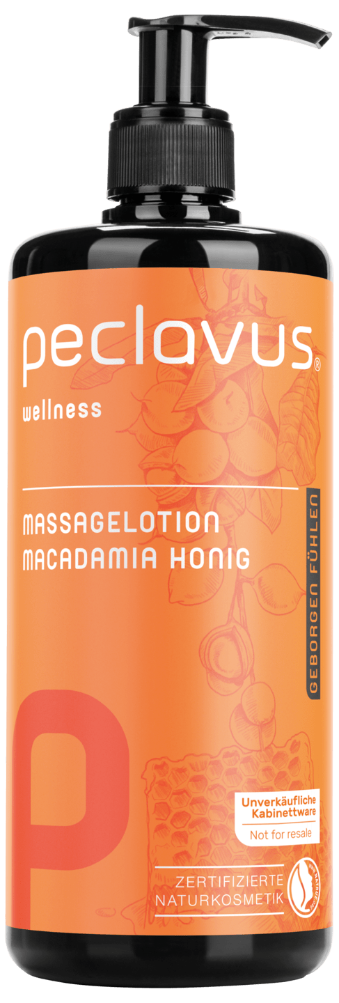 peclavus - Massagelotion Macadamia Honig, 500 ml
