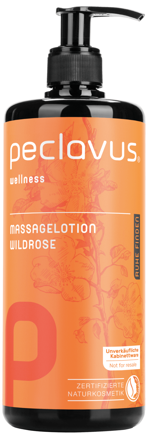 peclavus - Massagelotion Wildrose, 500 ml