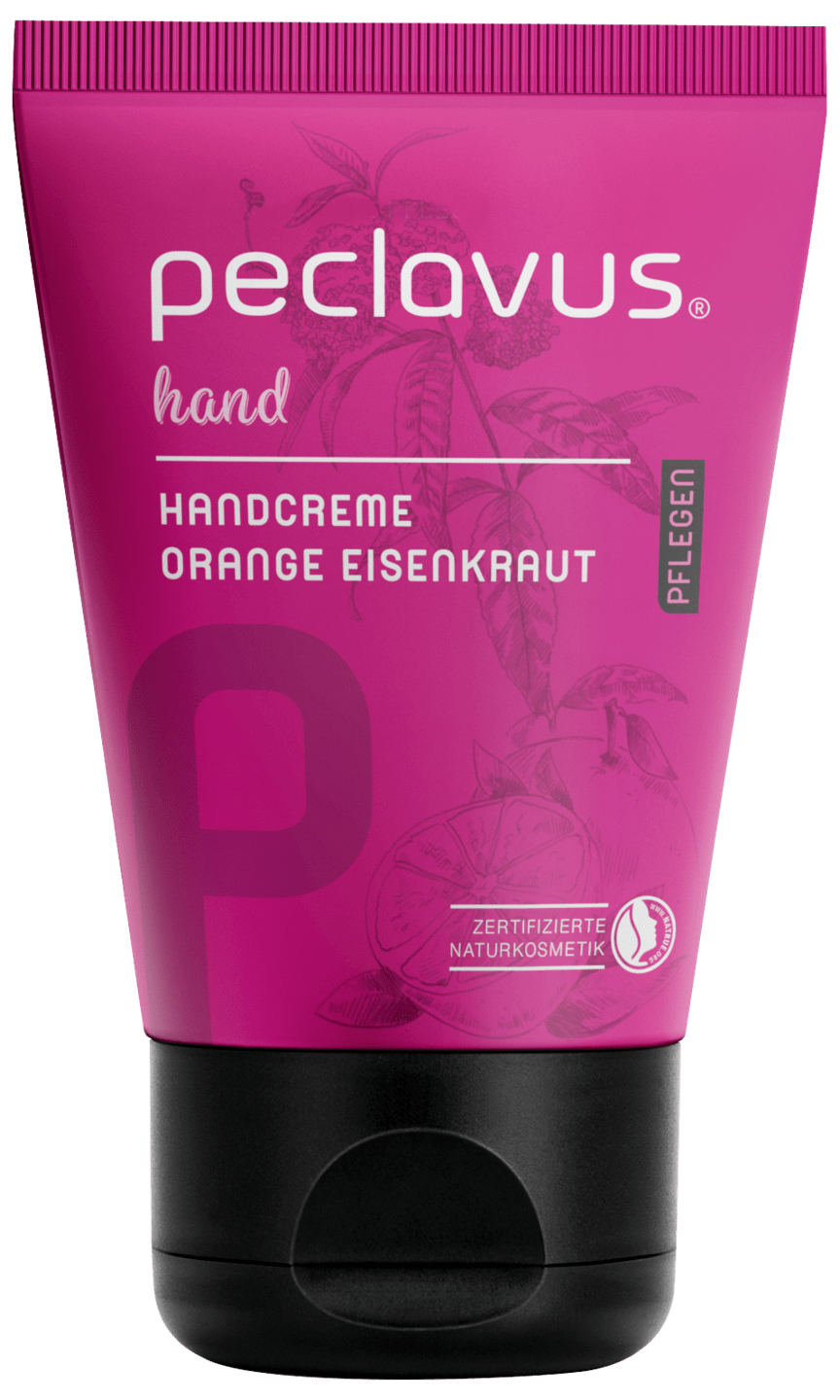 peclavus - Handcreme Orange Eisenkraut | Pflegen, 30 ml