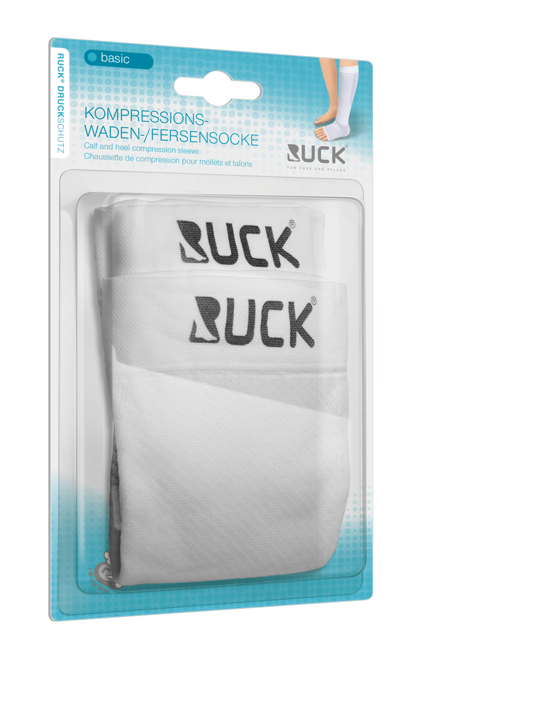 RUCK DRUCKSCHUTZ - Kompressionswaden- und Fersensocke