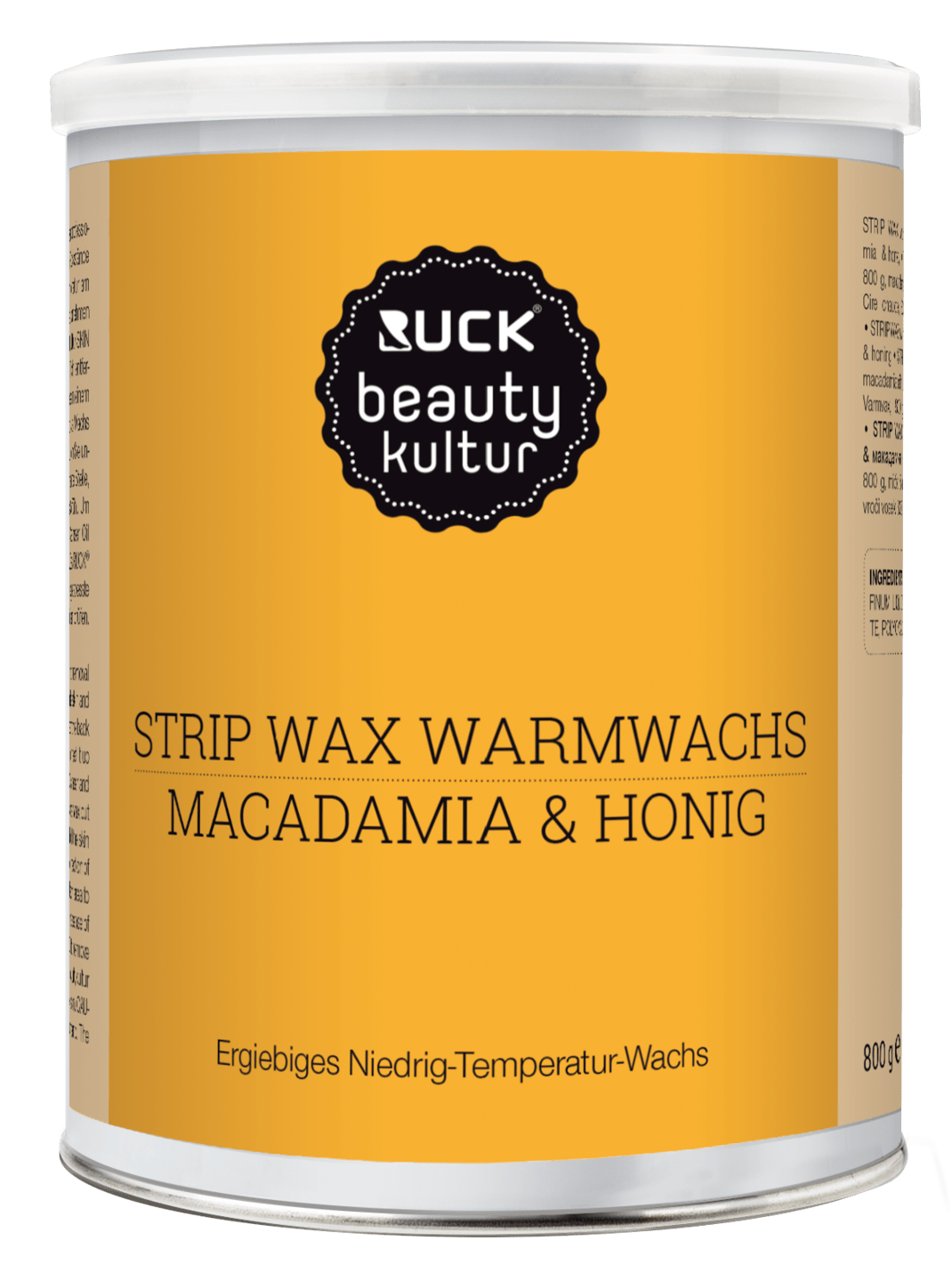 RUCK beautykultur - STRIP WAX Warmwachs, 800 g in orange