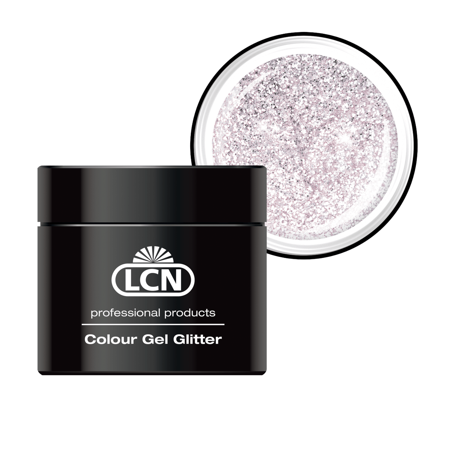 LCN - Trend Colour Gel "Diamond Collection", 5 ml in light rosé dream