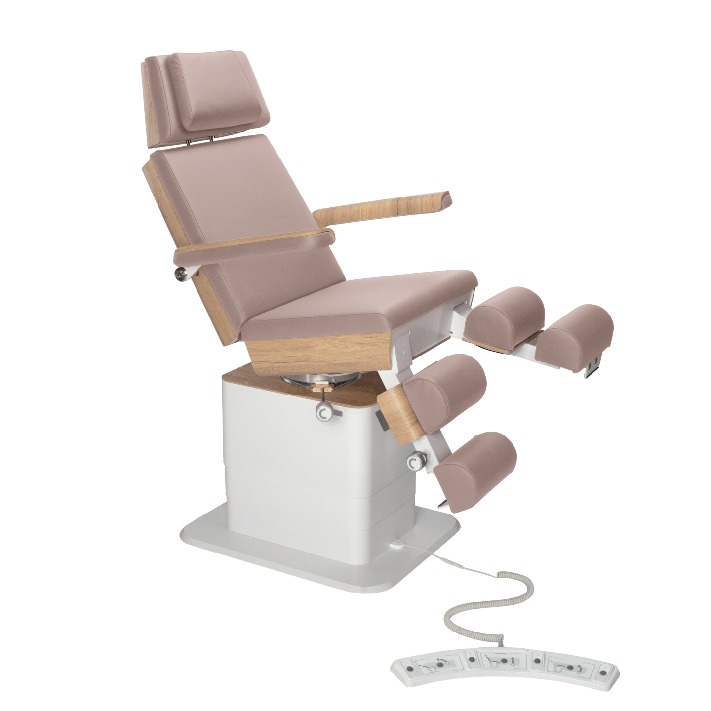 RUCK - MOON Podiatry Chair/Couch (with gas assisted leg sections) in taupe