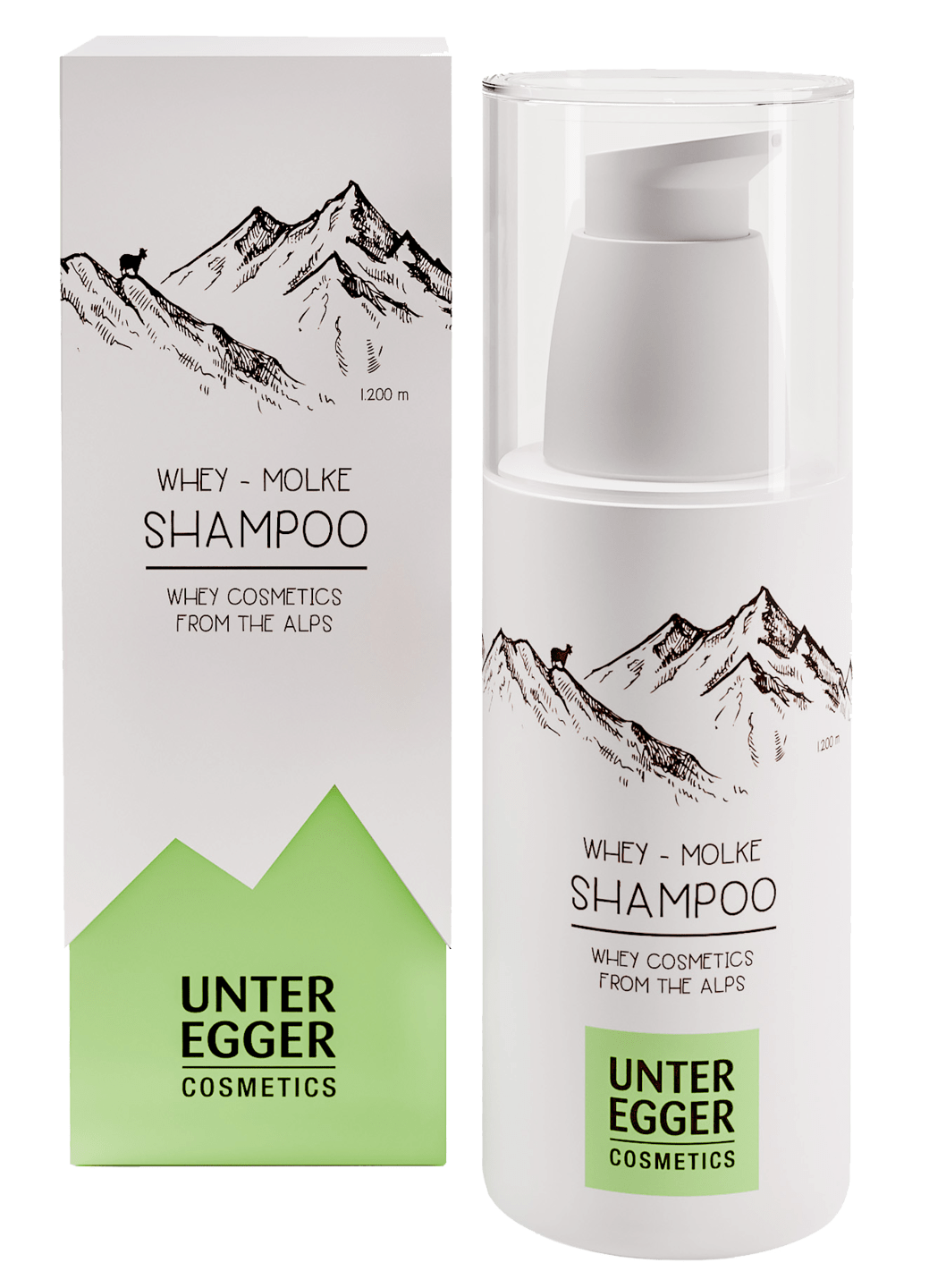 Unteregger Cosmetics - Molke Shampoo, 150 ml