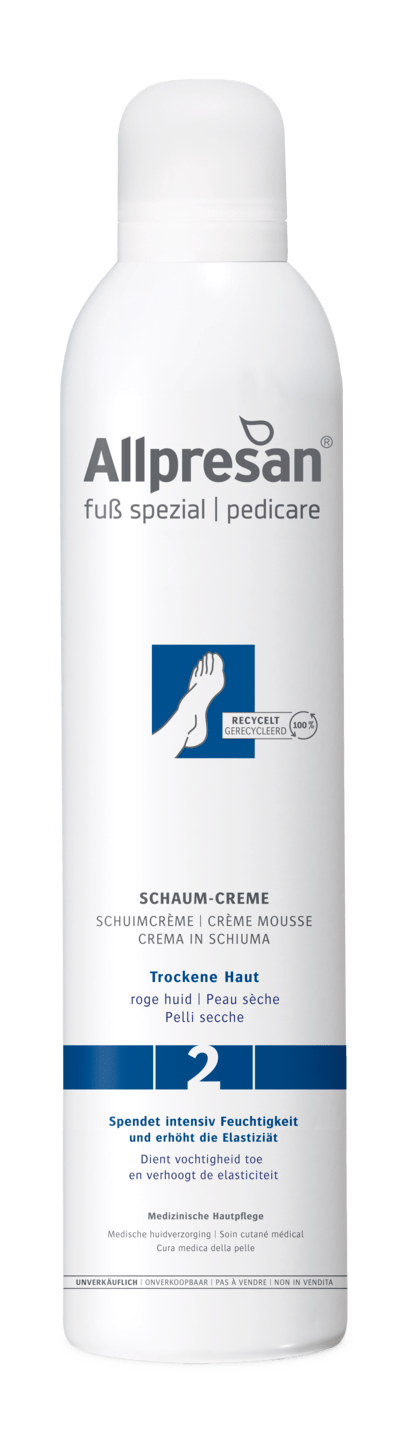 Allpresan Fuß spezial - Nr. 2 Schaum-Creme Trockene Haut, 300 ml