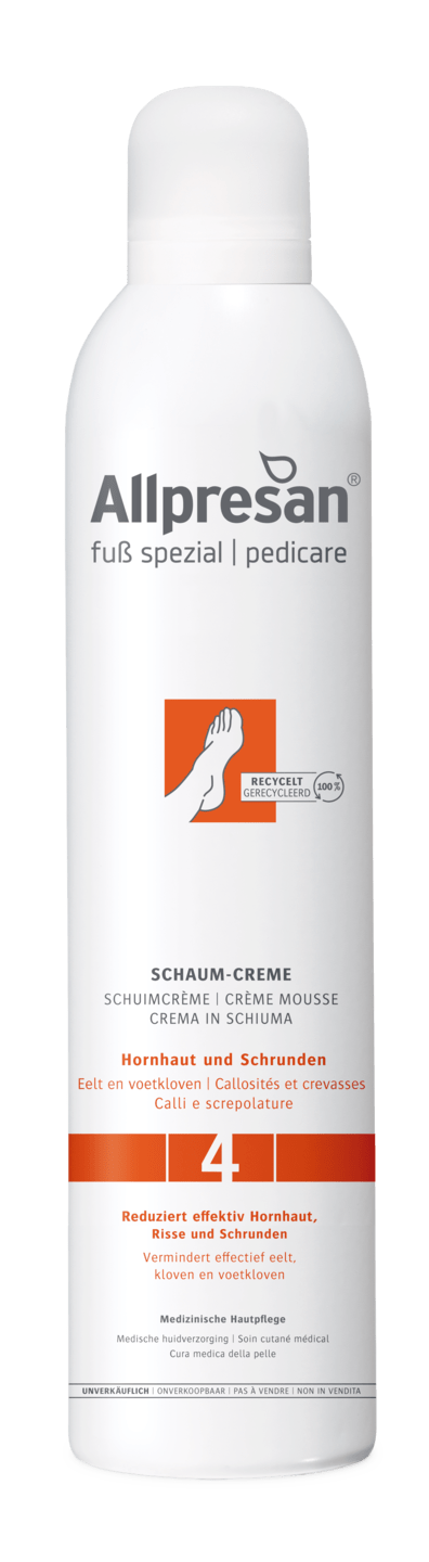 Allpresan Fuß spezial - Nr. 4 Schaum-Creme Hornhaut & Schrunden, 300 ml