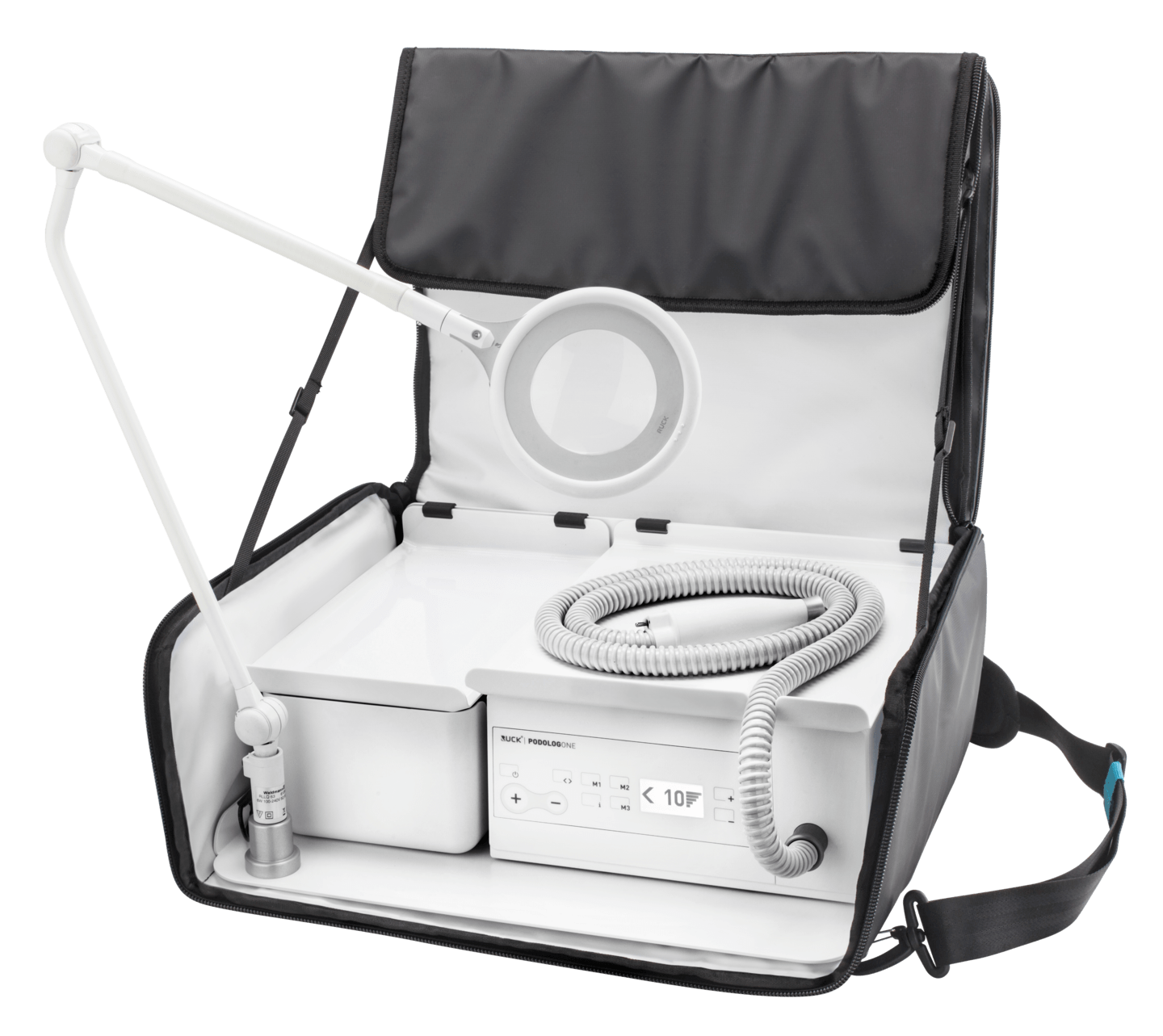 RUCK MOBIL SYSTEM - Technikeinheit Taschenrucksack-Set ALL IN ONE in weiß