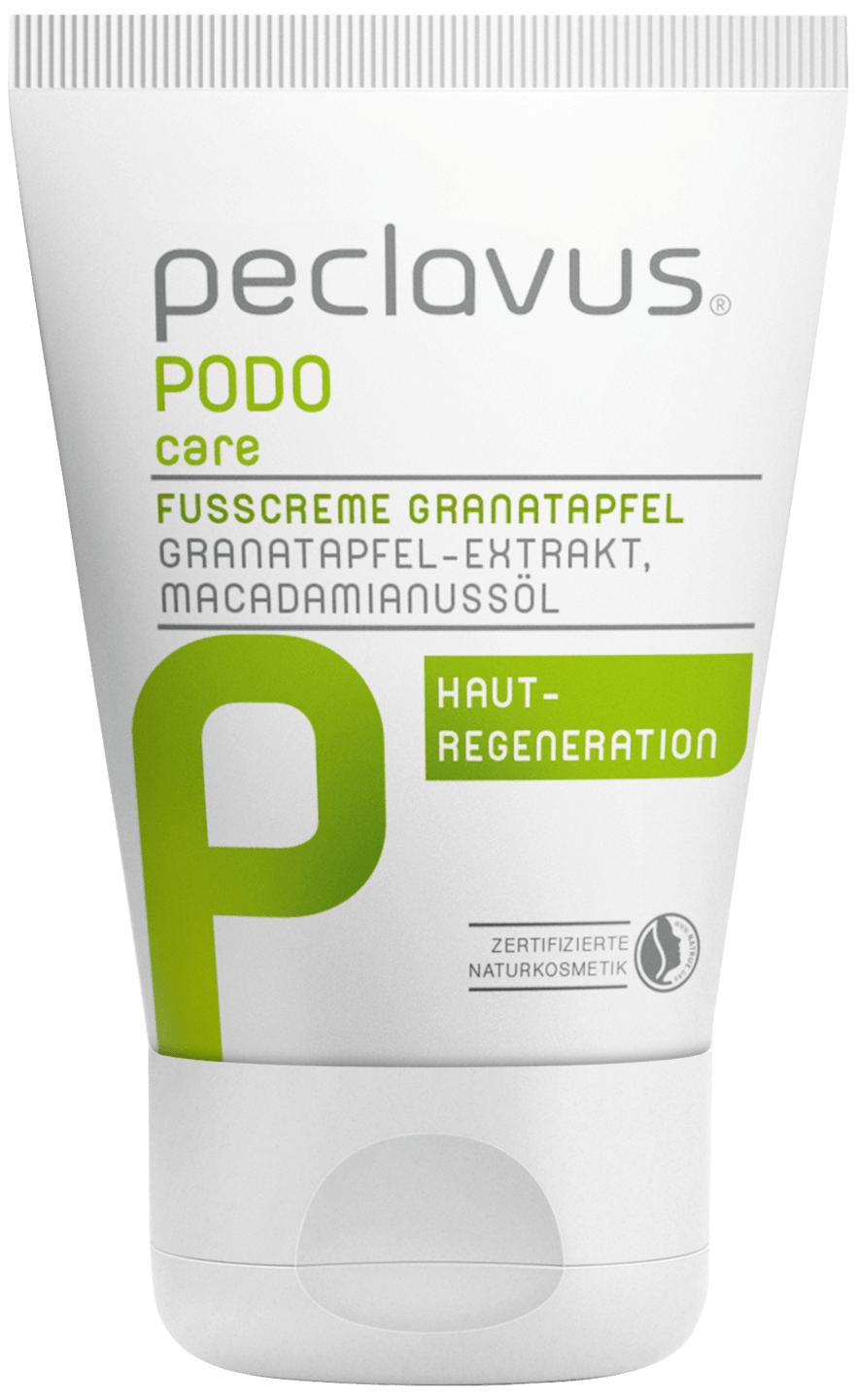 peclavus - Fußcreme Granatapfel, 30 ml