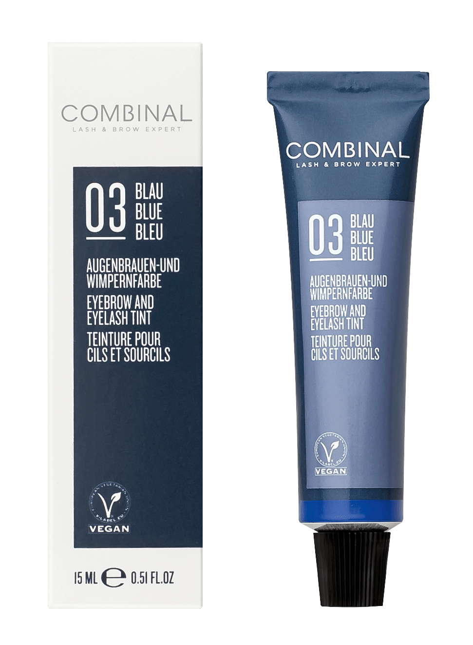 COMBINAL - Wimpernfarbe, 15 ml in blau