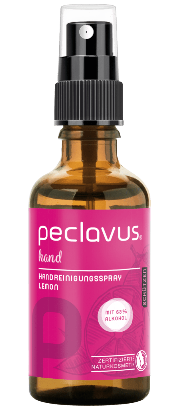 peclavus - Handreinigungsspray Lemon, 50 ml