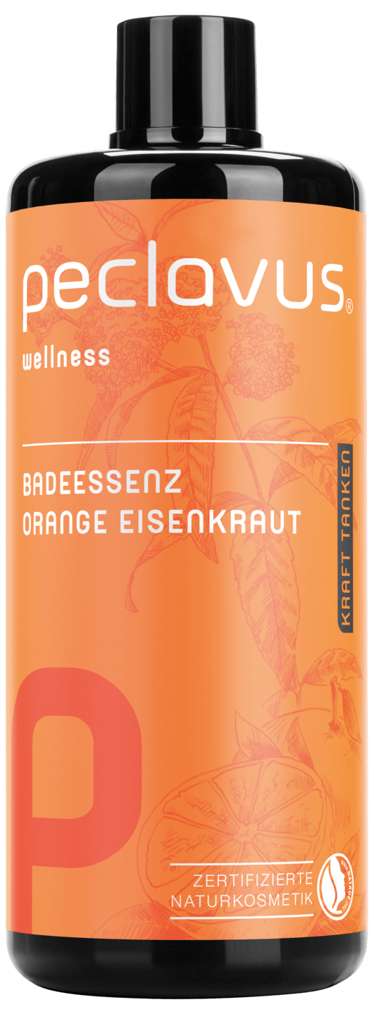 peclavus - Badeessenz Orange Eisenkraut, 500 ml