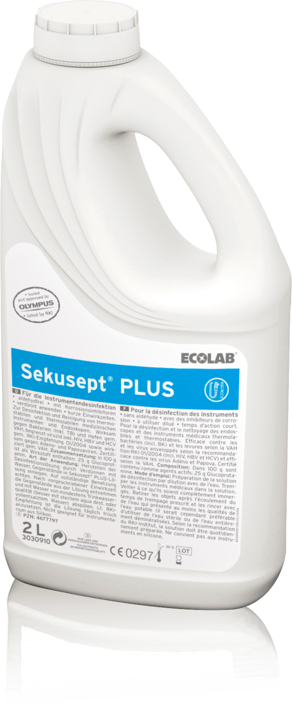 ECOLAB - Sekusept Plus Instrumentendesinfektion, 2000 ml