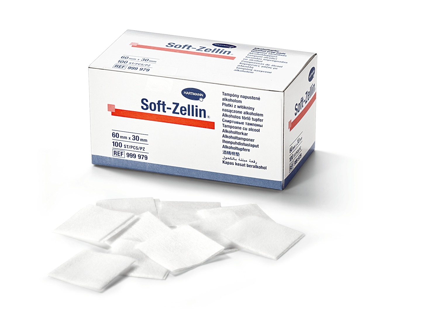 Soft-Zellin - Alkoholtupfer