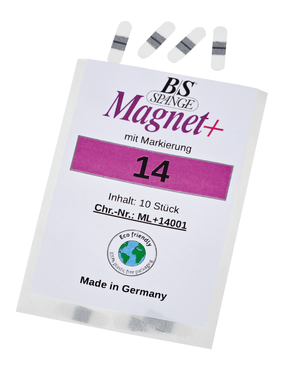 B/S - Magnet+ Spange mit Markierung