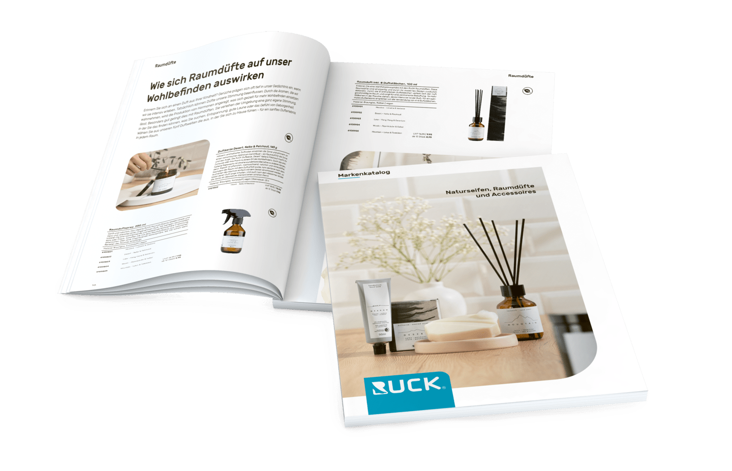 RUCK - Markenkatalog Naturseifen, Raumdüfte und Accessoires