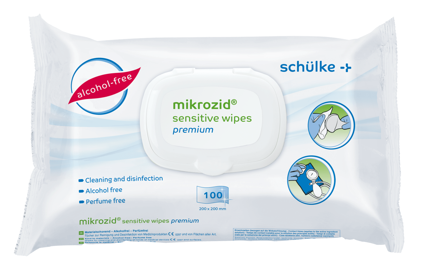 schülke - Mikrozid sensitive wipes premium Flächendesinfektionstücher