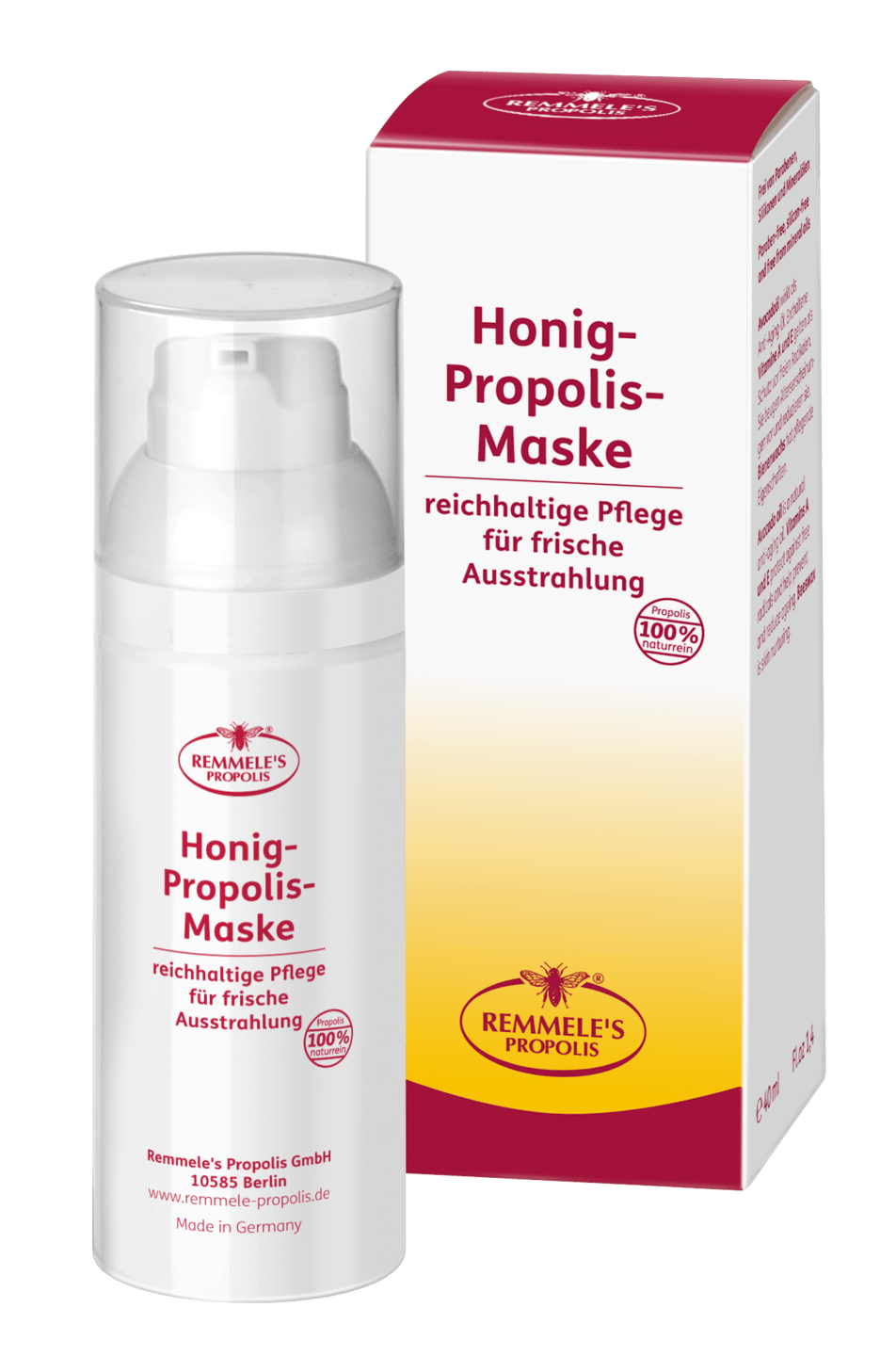 Remmele's Propolis - Honig-Propolis-Maske, 40 ml