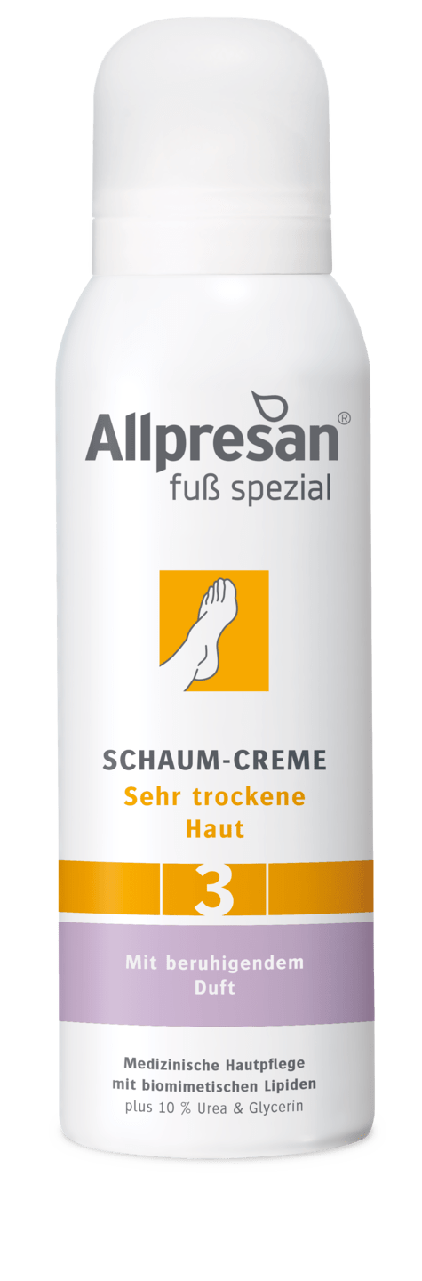 Allpresan Fuß spezial - Schaum-Creme 3 Sehr trockene Haut, 125 ml