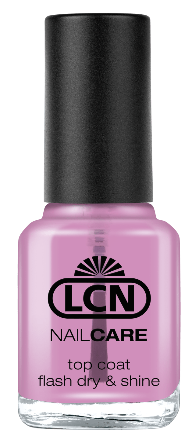 LCN - Top Coat flash dry & Shine, 8 ml in transparent