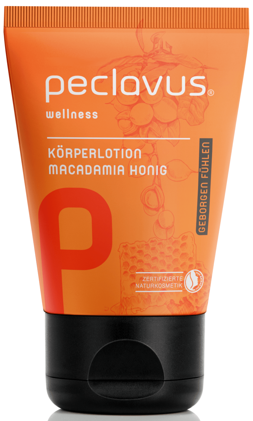 peclavus - Körperlotion Macadamia Honig, 30 ml